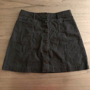 H&M A-Line Skirt- Black